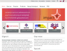 Tablet Screenshot of impact-kenniscentrum.nl